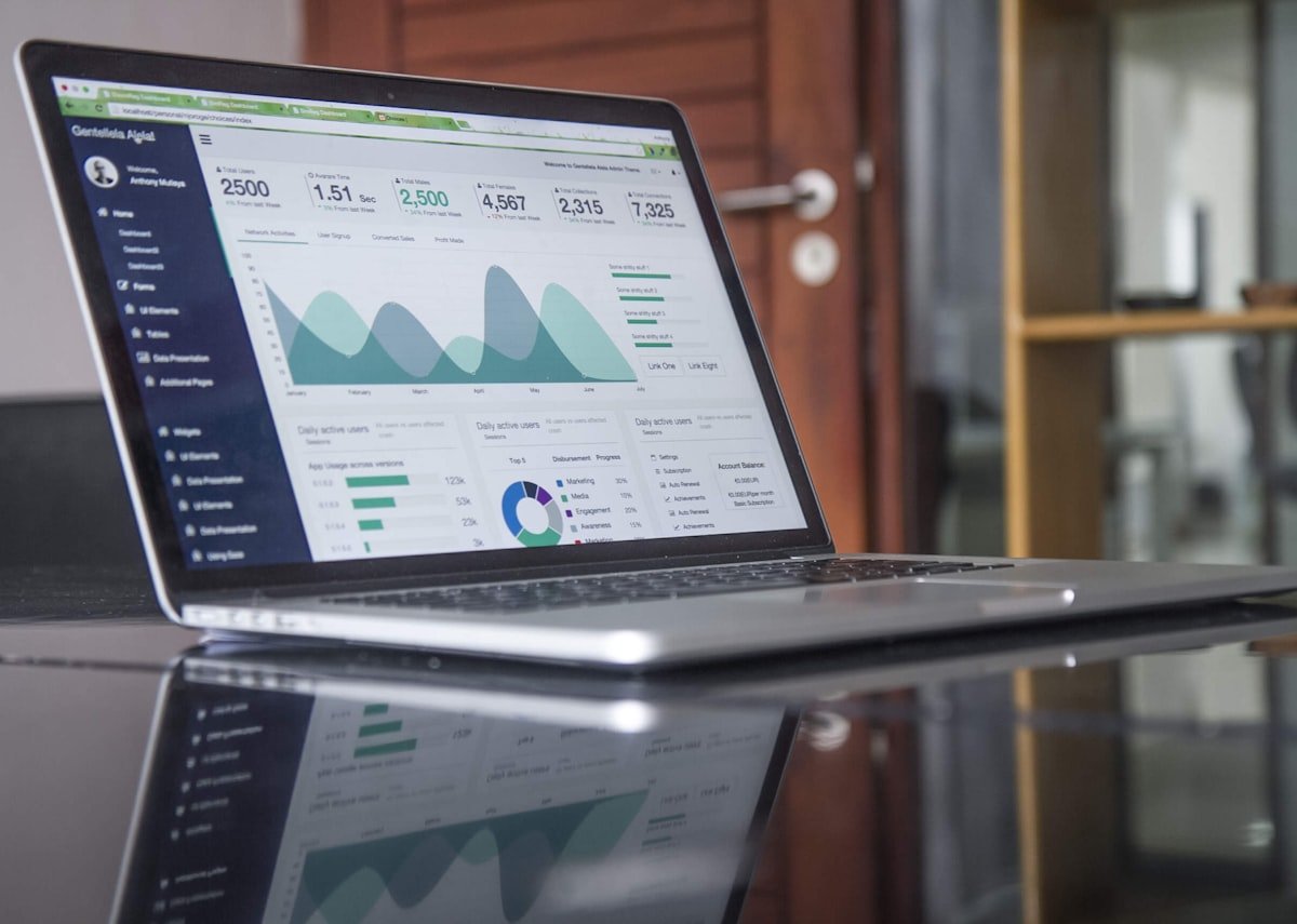 Website planning on a desk